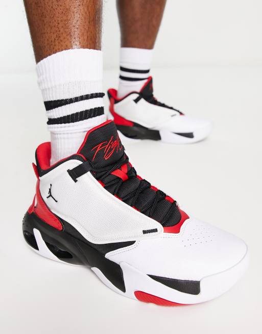 Jordan – MAX AURA 4 – Vita/svarta/röda sneakers