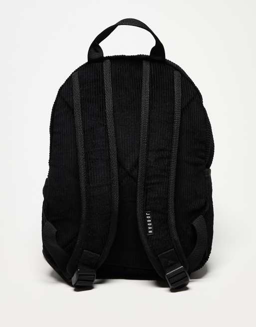 Black discount corduroy backpack