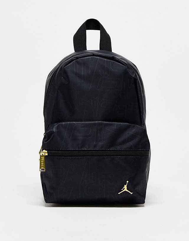 Jordan - mini nylon backpack in black