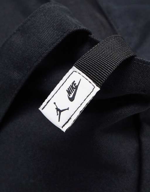 Jordan MJ flight tote bag in black