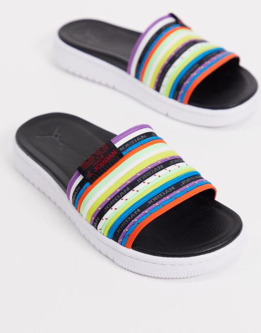 Claquette multicolore hotsell
