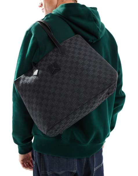Jordan Monogram Holdall tote bag in black - view 1
