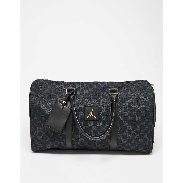 JORDAN MONOGRAM DUFFLE BAG BLACK 黒金　バック Jordan Monogram Duffle Bag Black Men's - SS23 - GB