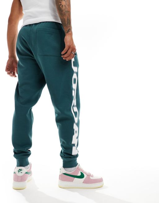 Jordan – MVP – Fleece-Jogginghose in Dunkelgrün mit Grafiklogo, 3 von 5