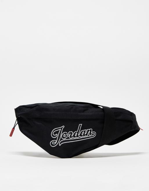 Jordan MVP logo crossbody bag in black