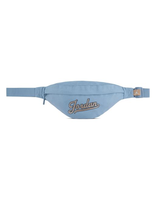 Jordan MVP logo crossbody bag in blue