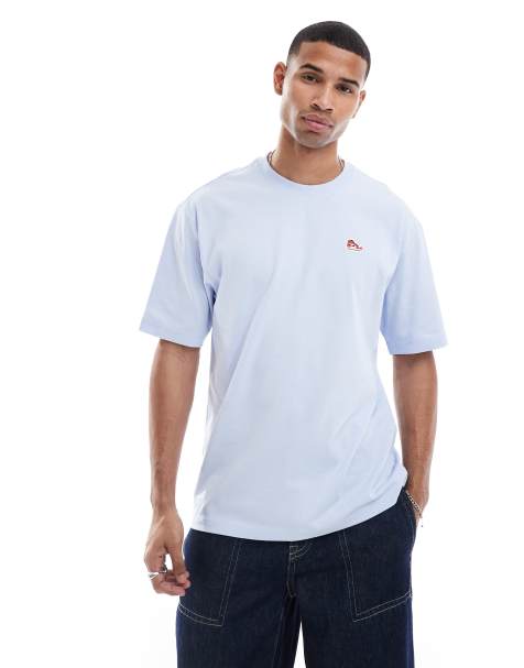 Jordan – Niebieski T-shirt z okrągłym dekoltem - view 1