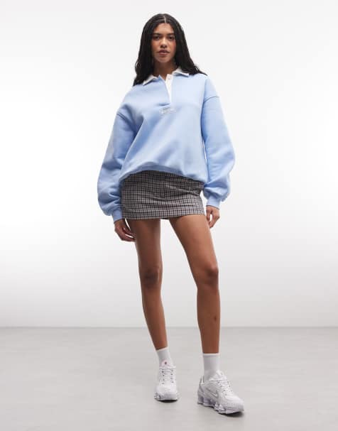 Jordan – Niebieski top w stylu rugby - view 1