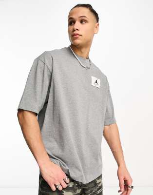 Jordan Jordan oversized logo t-shirt in grey