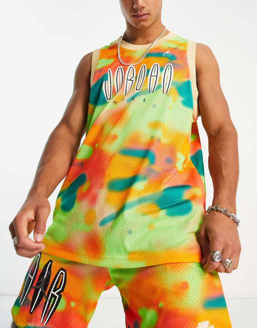 Jordan - Pantaloncini in rete multicolore