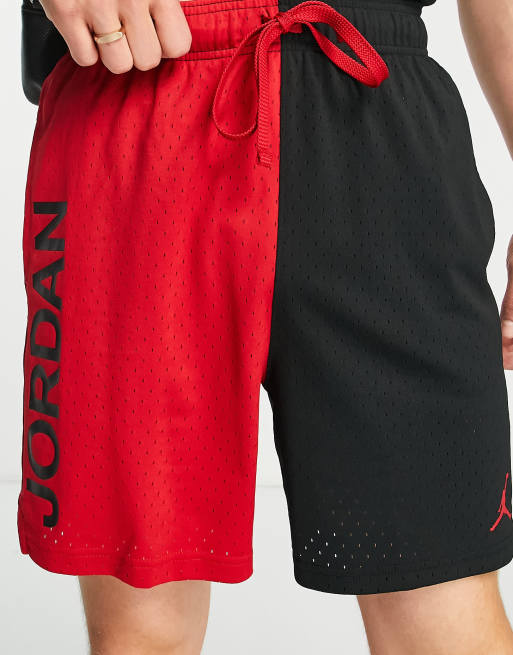Pantaloncini jordan rossi e neri top