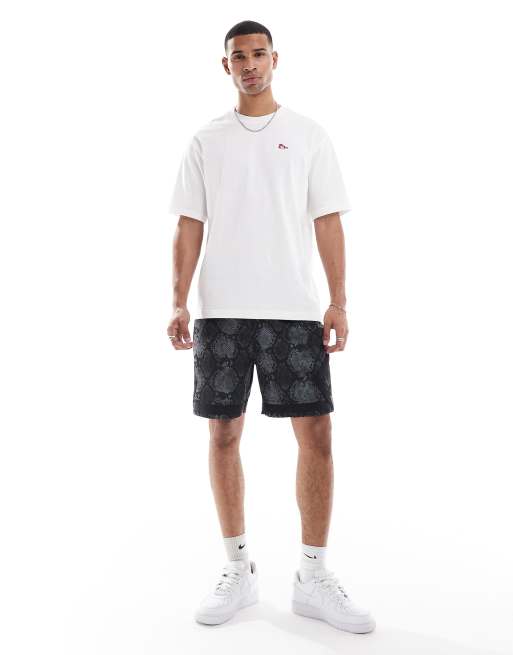 Jordan - Pantaloncini neri effetto pelle di serpente in tessuto Dri-FIT, 2 di 5