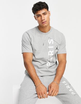 Jordan Paris Saint-Germain print t-shirt in grey