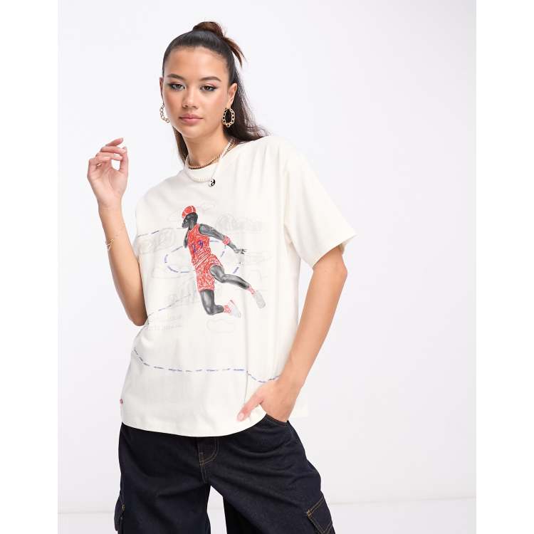 Jordan White Tops & T-Shirts. Nike IN