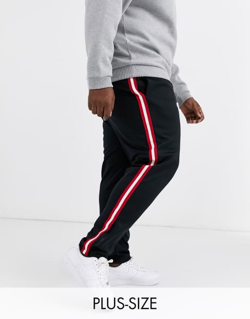 Red and black hot sale jordan joggers