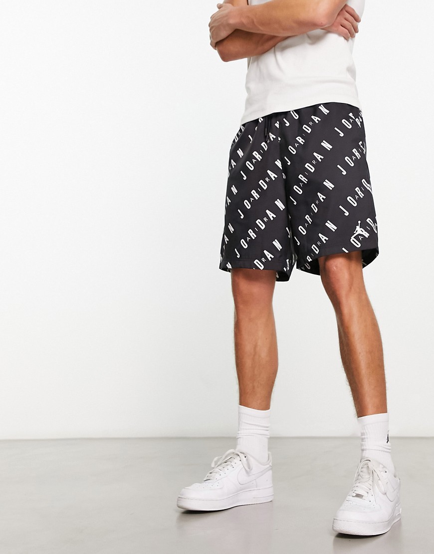 Jordan pool side logo shorts in black