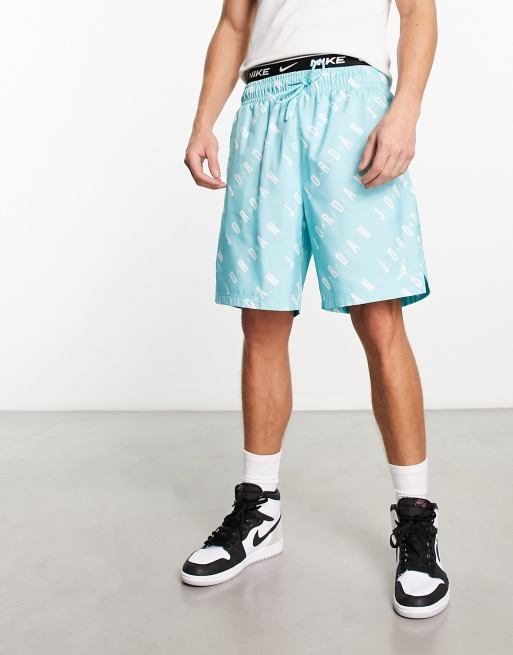 Jordan - Poolside - Short met logo in blauw