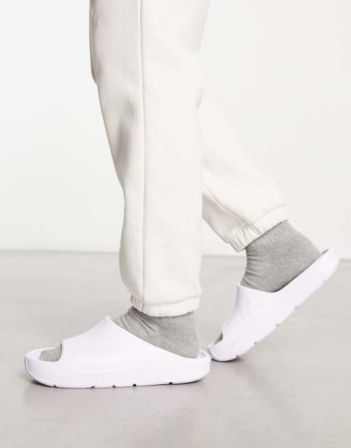 Mens white clearance jordan slides