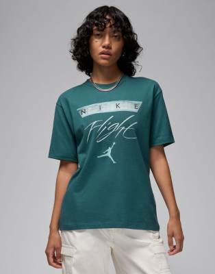 Jordan Printed T-shirt In Green