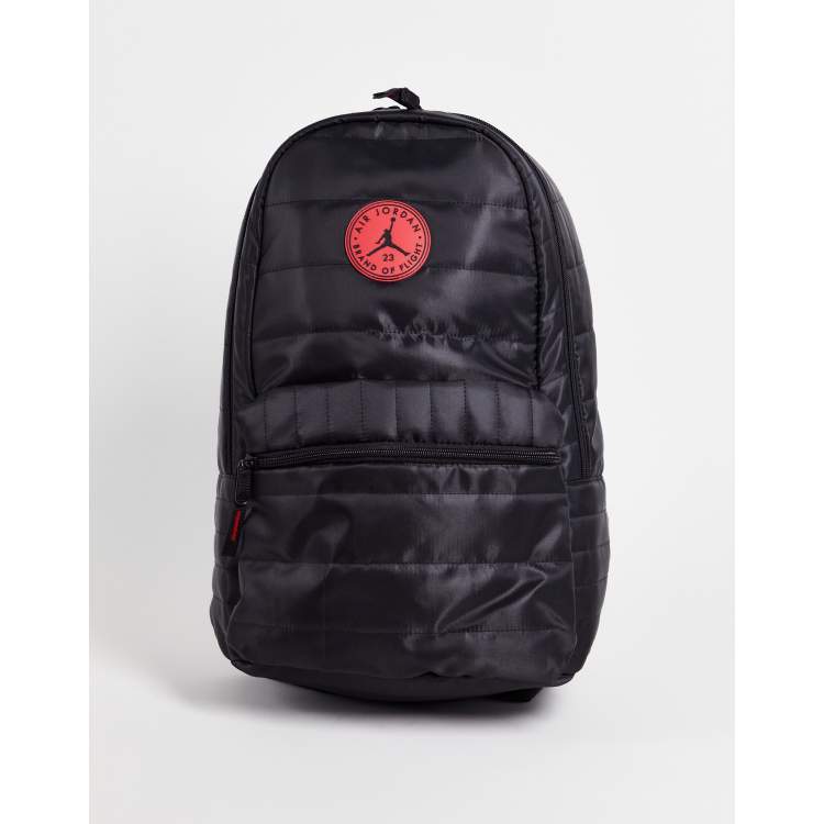 Jordan quilted backpack in black