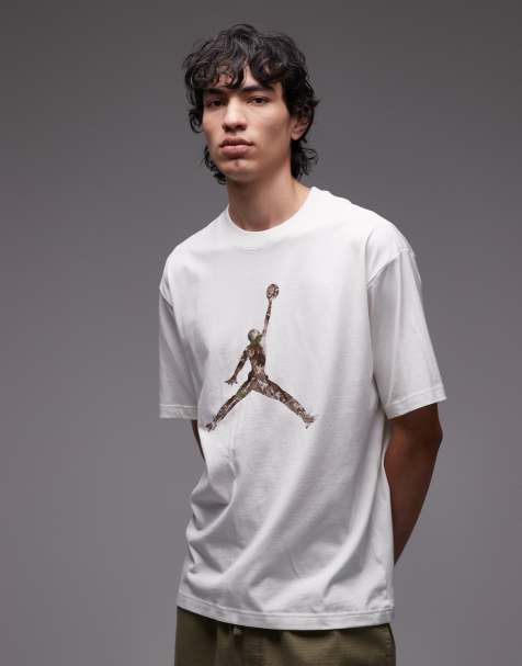 Jordan real tree graphic t-shirt in off white - view 1