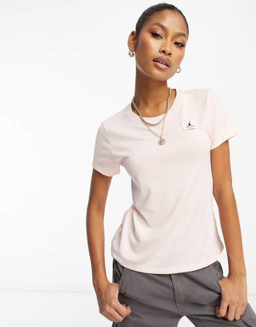 Jordan slim t shirt in atmosphere pink ASOS