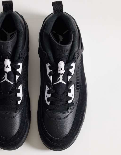 Jordan Spizike Low trainers in black and white, 2 of 5