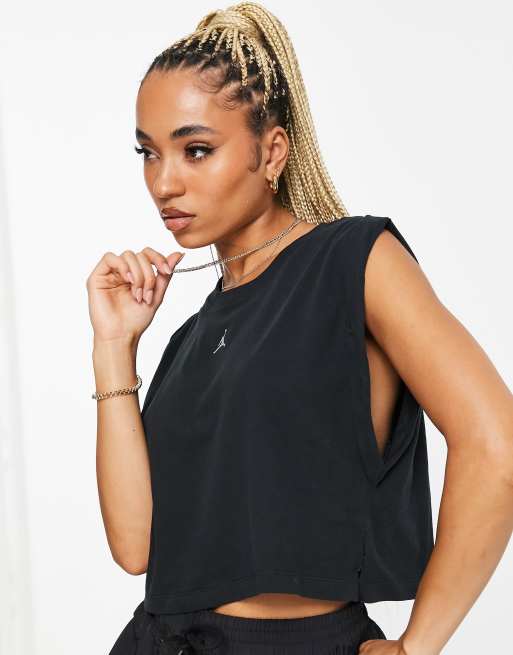 Jordan Sport essential cropped tank top in black