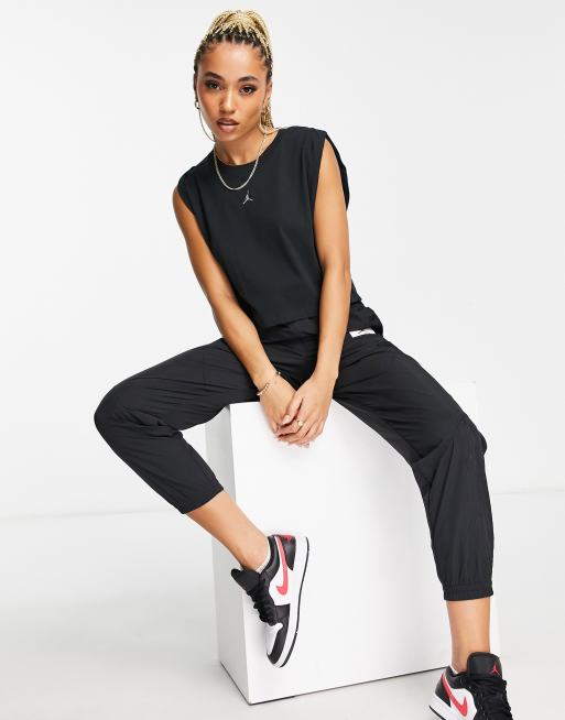 Jordan Sport essential cropped tank top in black