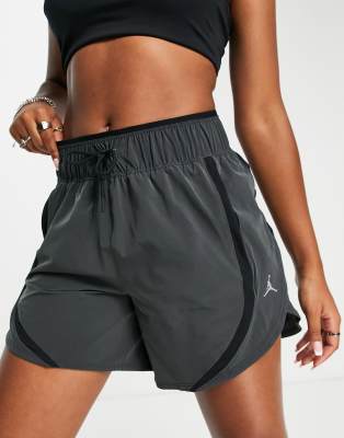 Jordan Jordan Sport high waisted shorts in black