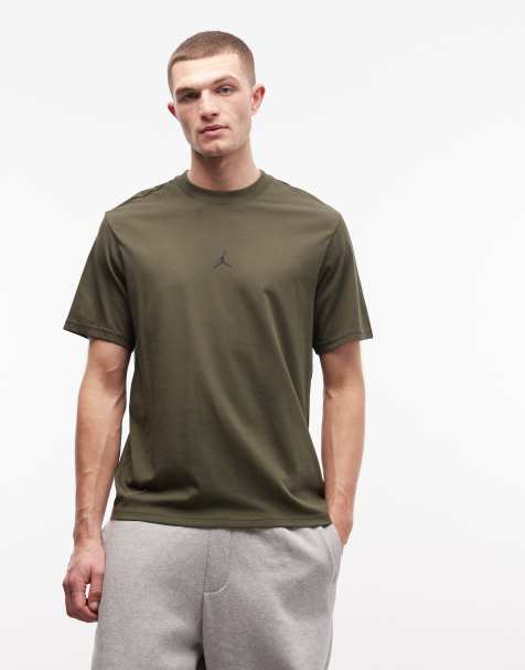 Jordan – Sport Jumpman – T-shirt w kolorze khaki - view 1