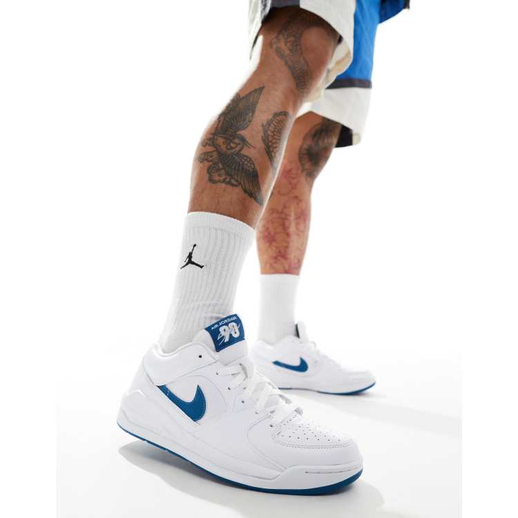 Jordan Stadium 90 Sneakers bianche e blu ASOS
