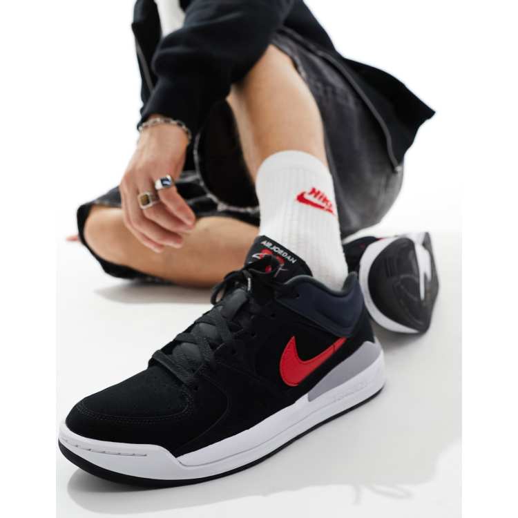 Jordan Stadium 90 trainers in black and red | ASOS