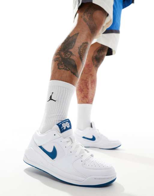 Jordan Stadium 90 trainers in white and blue