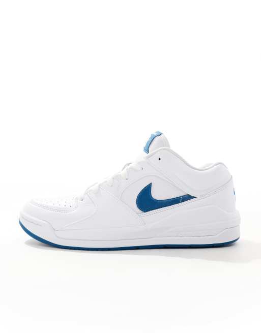 Jordan Stadium 90 trainers in white and blue ASOS