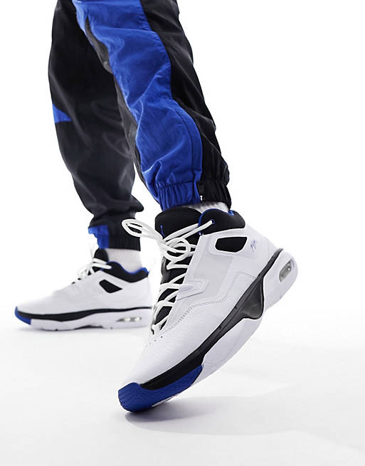 Jordan Stay Loyal 3 trainers in white and blue | ASOS
