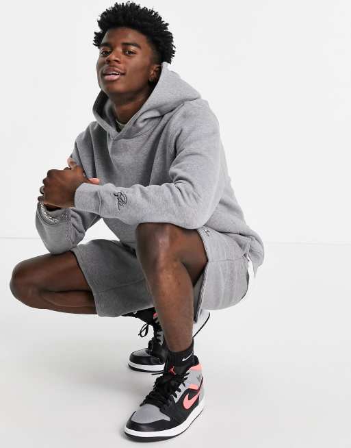 Jordan - sweat à capuche molletonné à enfiler - Gris, 3 de 4