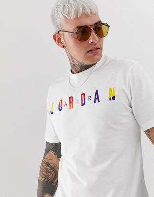 Jordan - T-shirt bianca con logo AT8942-100 | ASOS