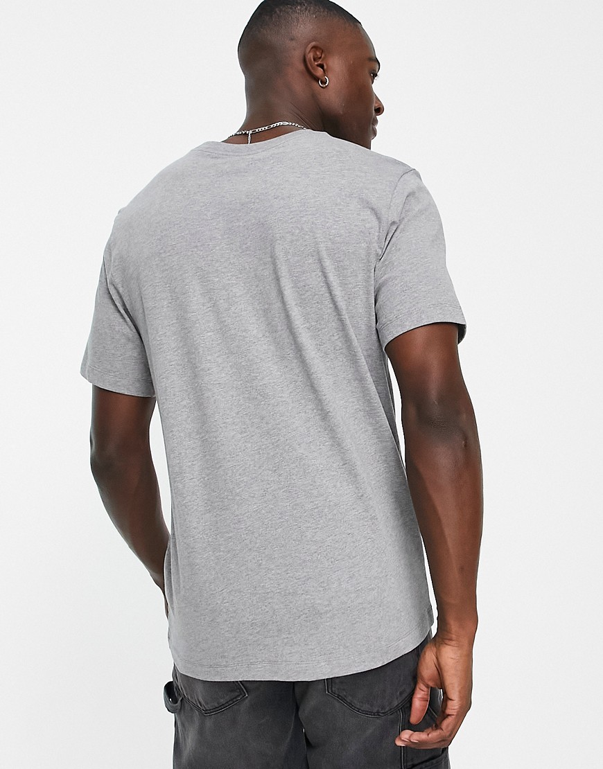 T-shirt grigia con logo grande-Grigio - Jordan T-shirt donna  - immagine3