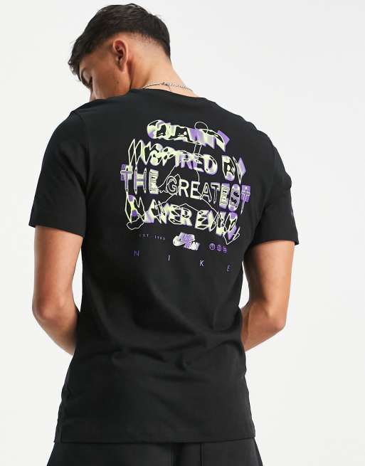 Jordan - T-shirt met grafische Jumpman-print in zwart