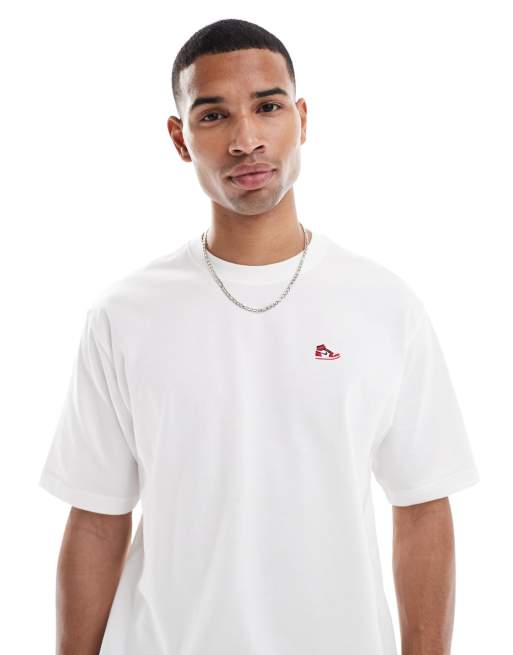 Jordan - T-shirt met ronde hals in wit