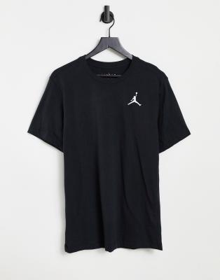 Jordan t-shirt with chest logo in black - ASOS Price Checker