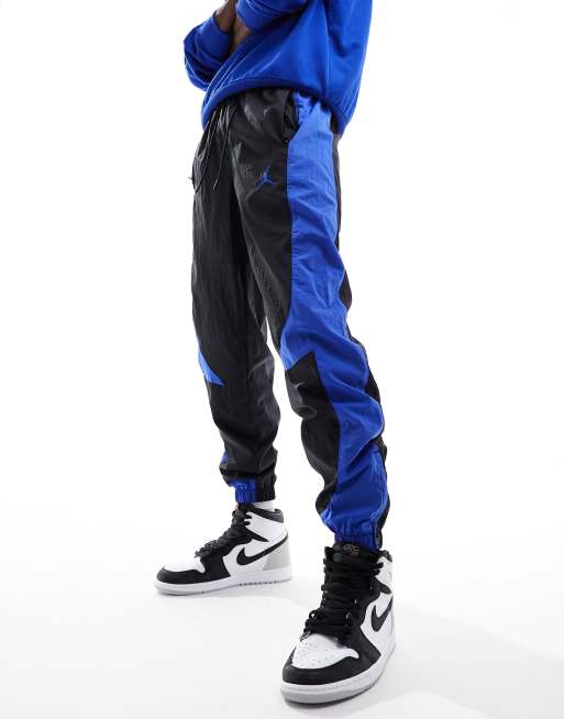 Black and 2025 blue joggers