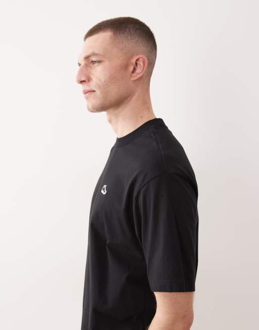 Jordan trainer patch t-shirt in black, 4 of 5