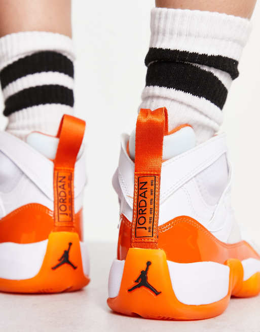 Jordan orange blanche hot sale