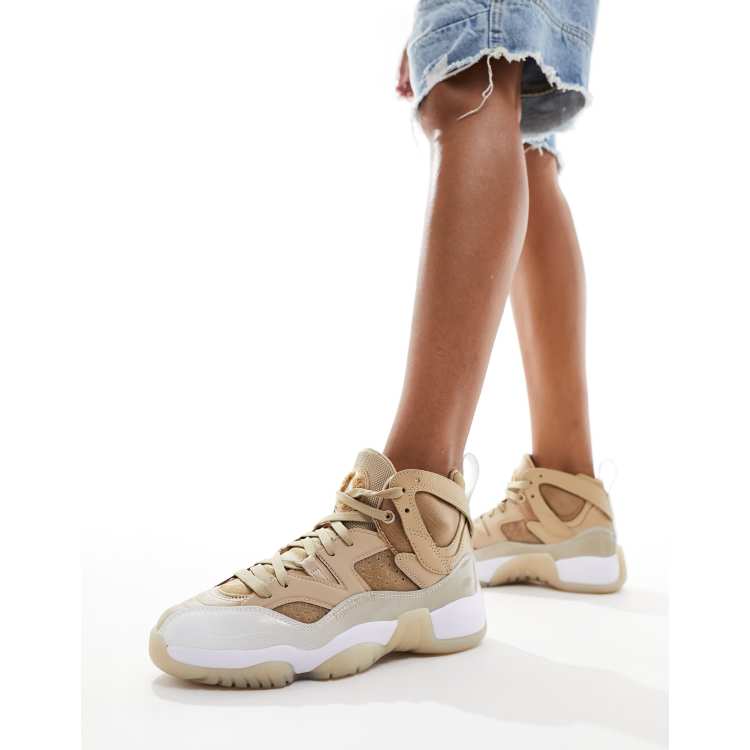 Jordan Two Trey trainers in desert and white ASOS