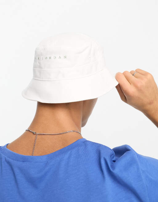 White jordan best sale bucket hat