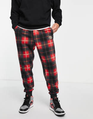 Jordan - Unisex - Essentials - Joggingbukser med røde tern
