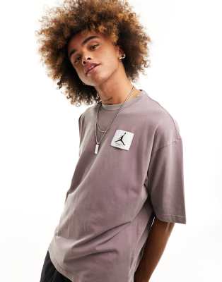 Jordan Unisex Flight Essentials t-shirt in purple  - ASOS Price Checker