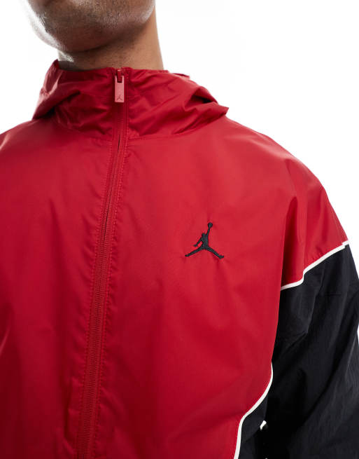 Zipper Veste Jordan Rouge Veste De Survêtement Nike JORDAN WOVEN
